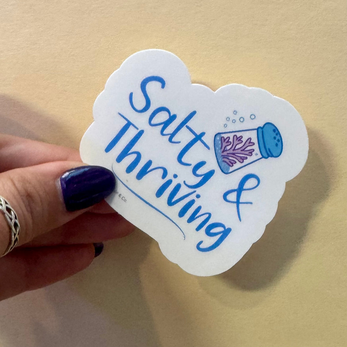 Salty & Thriving Sticker