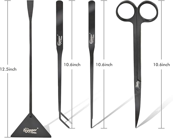 Hygger Stainless Steel Premium Aquarium Tool Kit