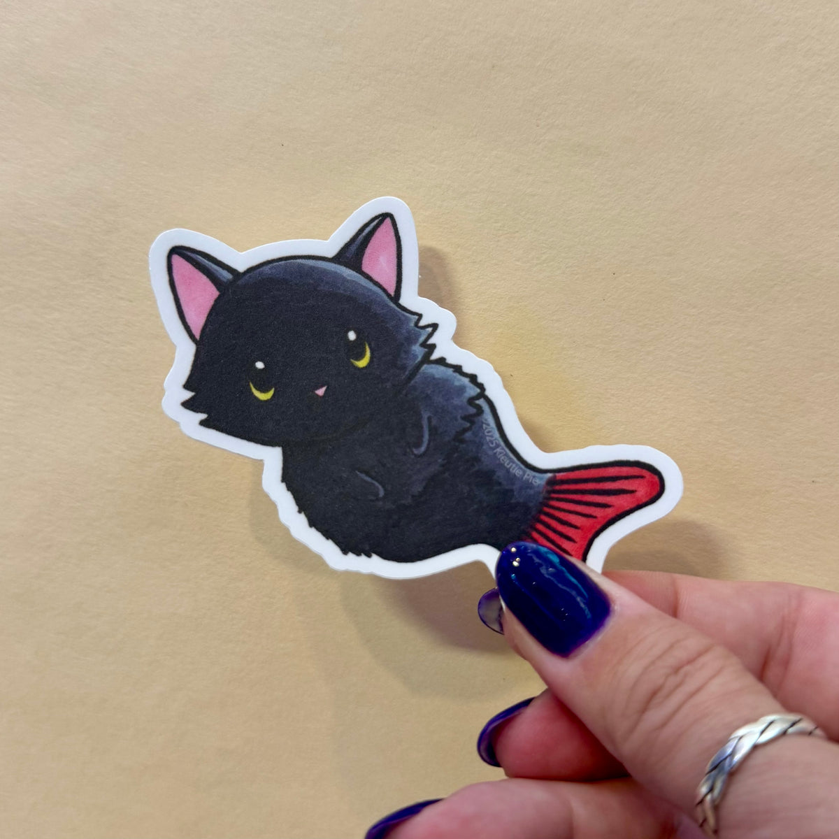 Redtail Cat Sticker