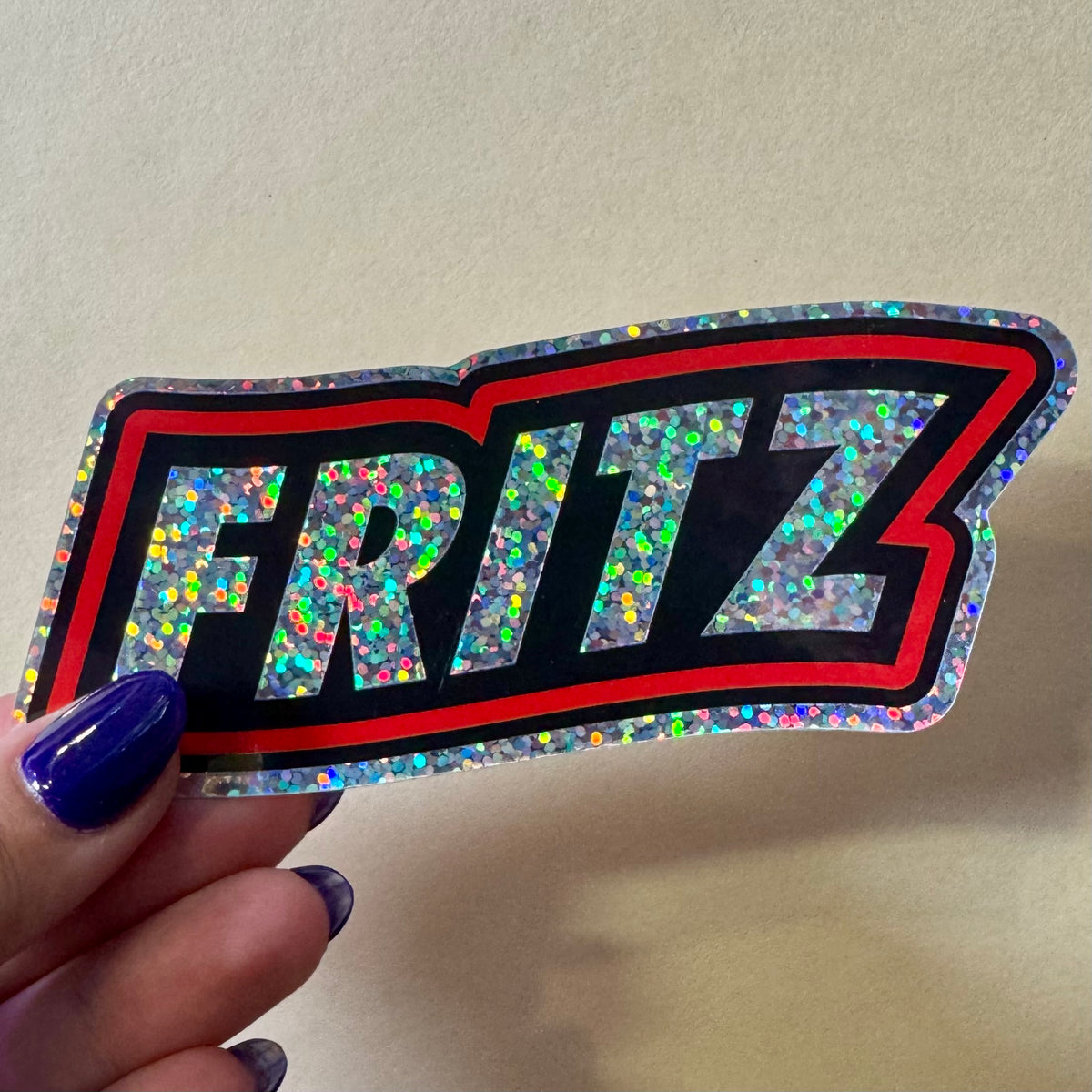 Fritz Holographic Sticker