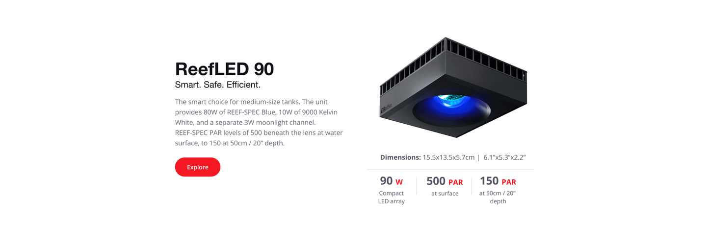Red Sea ReefLED 90 LED Light Fixture