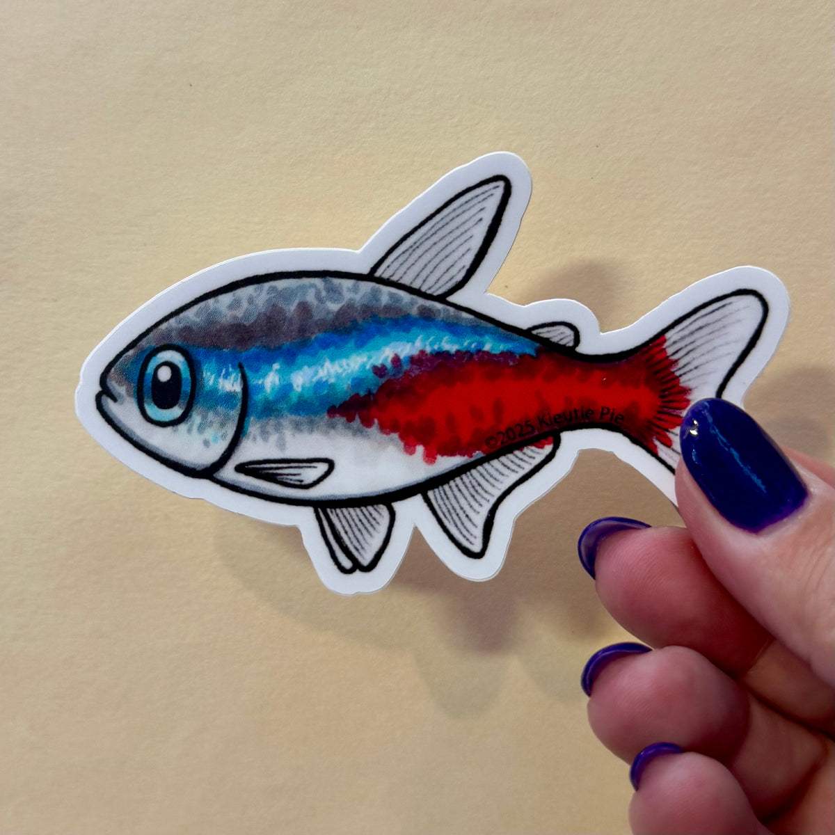 Neon Tetra Sticker