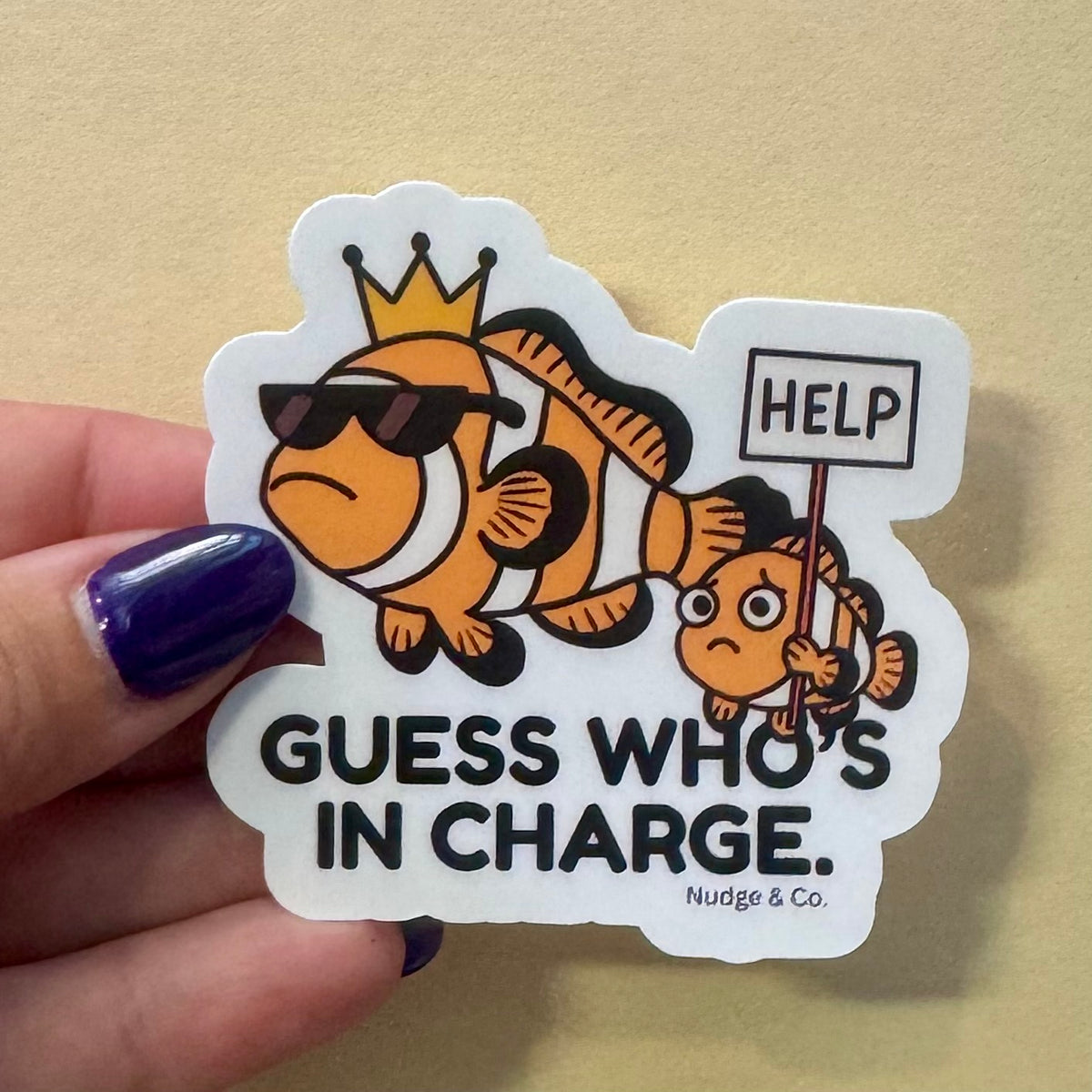 Guess who Sticker