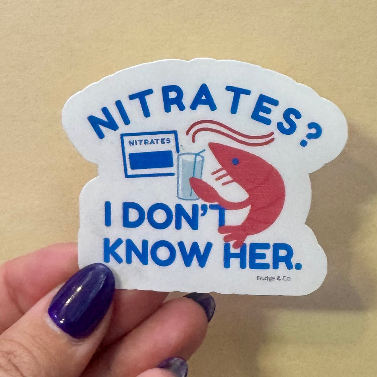 Nitrates? Sticker