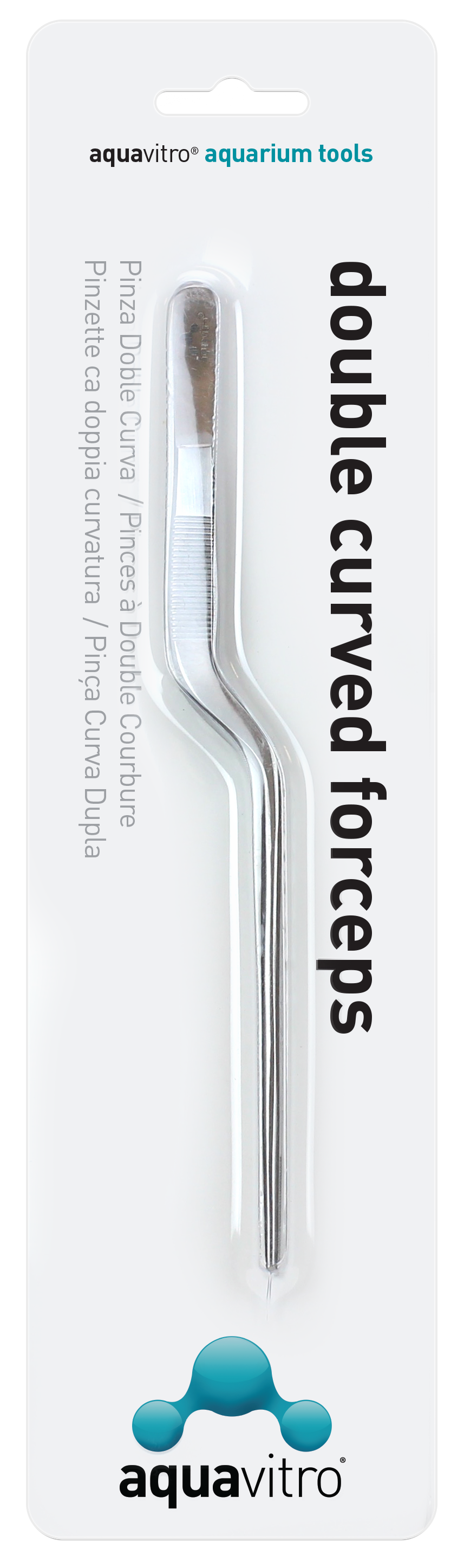 Seachem Aquavitro Double Curved Forceps