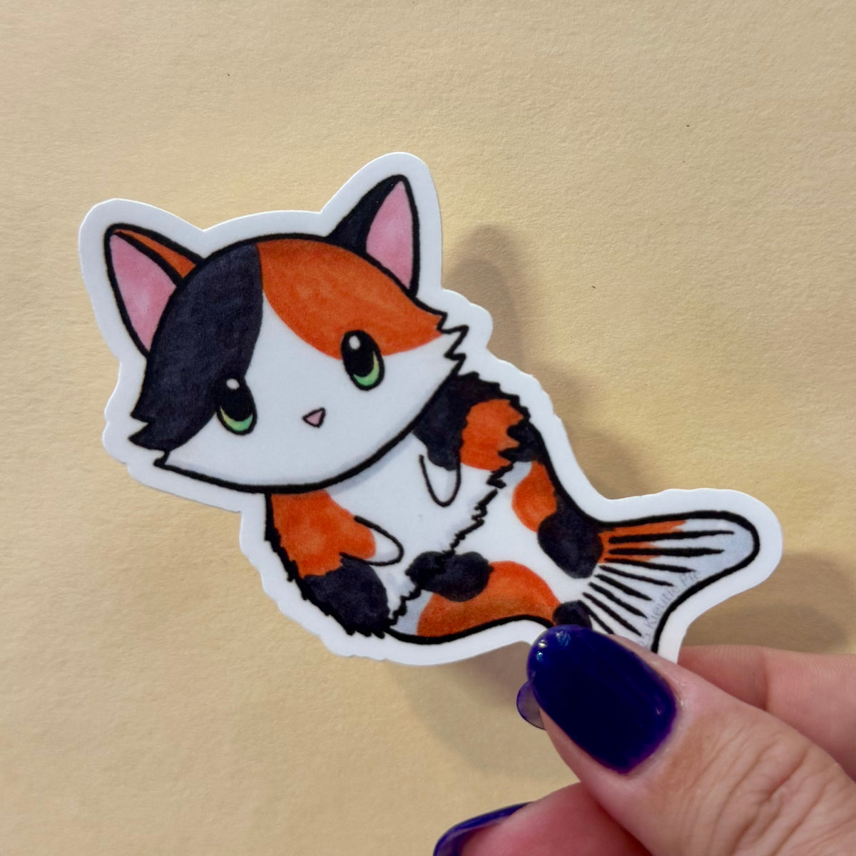 Calico Cat Sticker