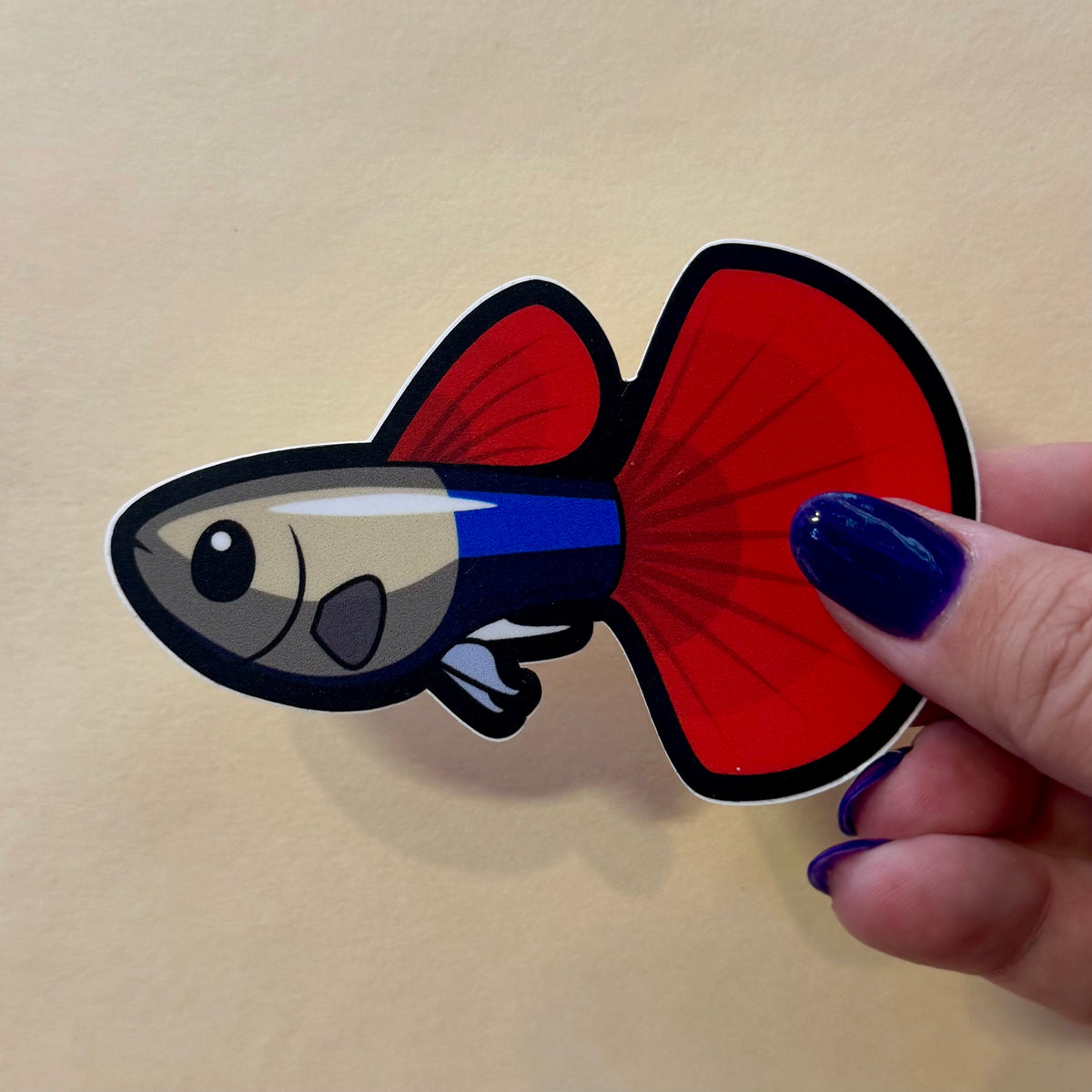 Guppy sticker