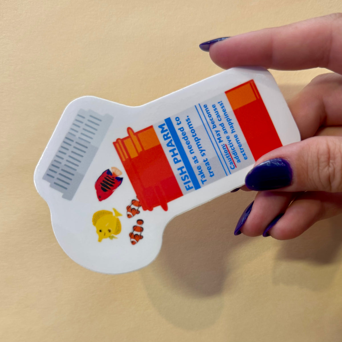 Saltwater Fish Pharm Sticker