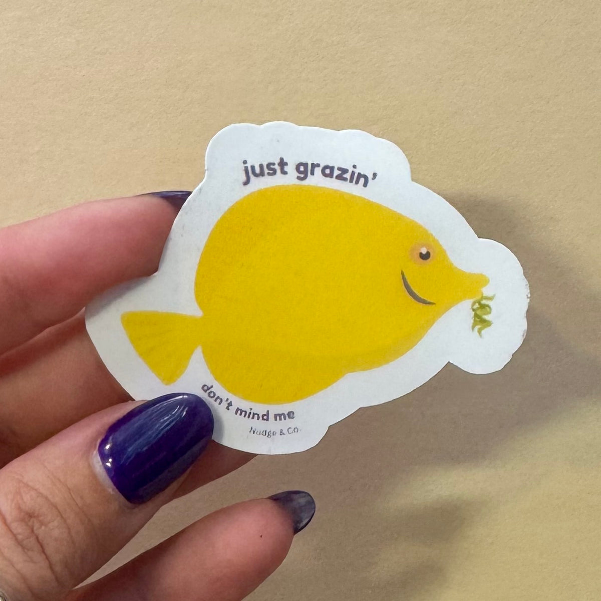 Just Grazin’ Sticker